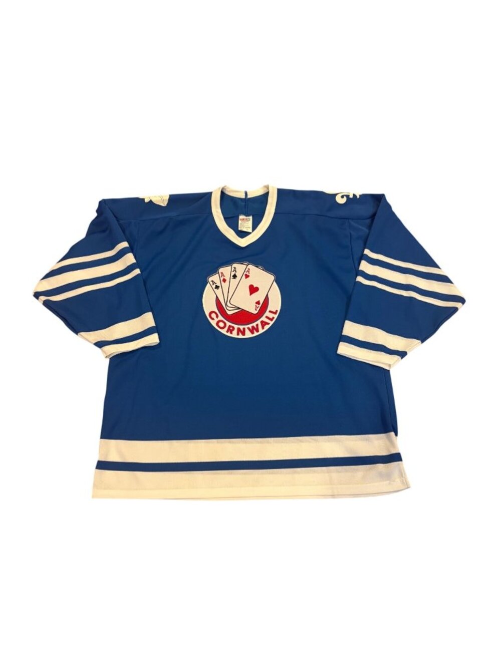 Vintage Rare 90s CCM Cornwall Aces AHL Hockey Jersey Quebec Nordiques Men's XL